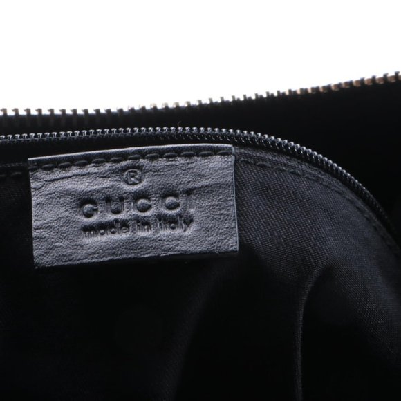 Authentic GUCCI Black Leather D-Ring Hobo - Picture 7 of 7